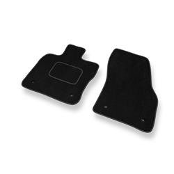 Alfombrillas de velour para Seat Ateca (2016-....) - alfombras para coche - negro - DGS Autodywan