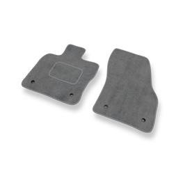 Alfombrillas de velour para Skoda Karoq (2017-....) - alfombras para coche - gris - DGS Autodywan