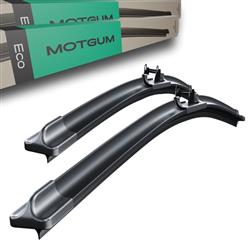 Escobillas limpiaparabrisas para la luna delantera para BMW 1 F20, F21 Hatchback (09.2011-05.2019) - Motgum - escobillas planas ECO