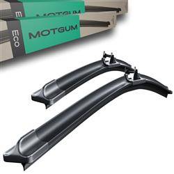 Escobillas limpiaparabrisas para la luna delantera para Renault Megane III Coupé, Sport Tourer, Hatchback, Cabrio, Berlina (11.2008-2016) - Motgum - escobillas planas ECO