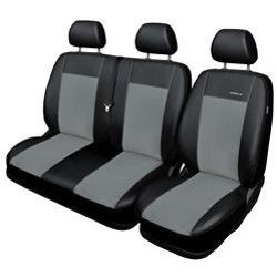 Fundas de asientos hechas a medida para Ford Transit VII Furgoneta (2013-2019) - Auto-Dekor - Premium - gris