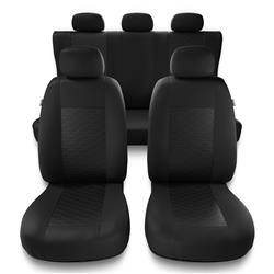 Fundas universales para asientos de coche para Alfa Romeo 159 (2005-2011) - Auto-Dekor - Modern - MP-1 (negro)