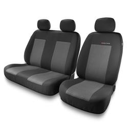 Fundas universales para asientos de coche para Iveco Daily II, III, IV, V, VI (1990-2019) - Auto-Dekor - Elegance 2+1 - P-2