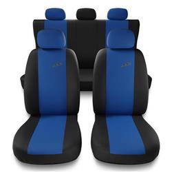 Fundas universales para asientos de coche para Volkswagen Bora I, II (1997-2005) - Auto-Dekor - XR - azul