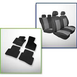 Fundas de asientos hechas a medida para Fiat Ducato III Furgoneta  (2014-.) - Auto-Dekor - Premium - nero negro