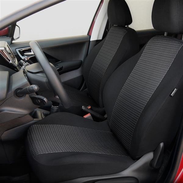 Fundas de asientos hechas a medida para Seat Ibiza III Hatchback  (2002-2008) - Auto-Dekor - Practic - nero