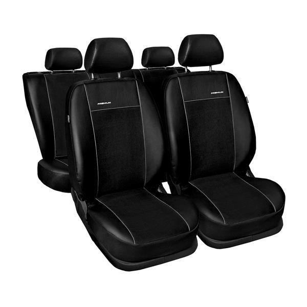 Fundas de asientos hechas a medida para Seat Ibiza III Standard Hatchback  (2002-2008) asientos estándar - Auto-Dekor - Premium - nero negro