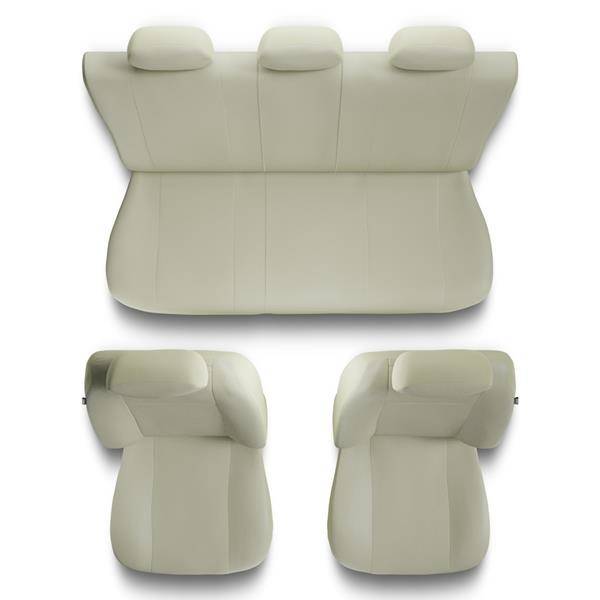 Fundas universales para asientos de coche para Dacia Duster I, II  (2010-2019) - Auto-Dekor - Comfort Plus - beige