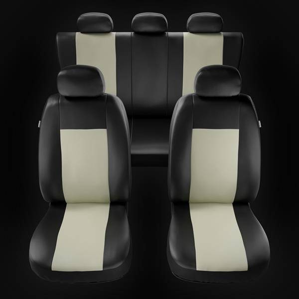 Fundas universales para asientos de coche para Hyundai Accent I, II, III  (1994-2011) - Auto-Dekor - Comfort - negro negro