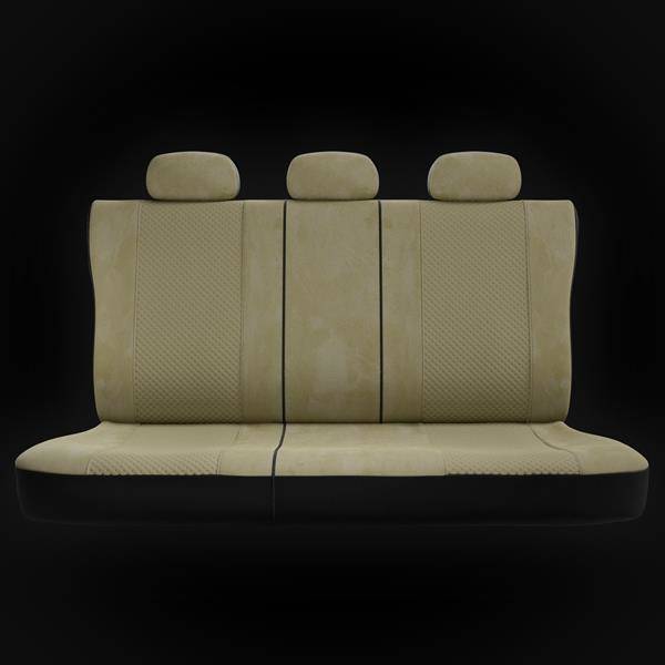 Fundas universales para asientos de coche para Kia Sportage I, II, III, IV  (1994-2019) - Auto-Dekor - Prestige - beige beige