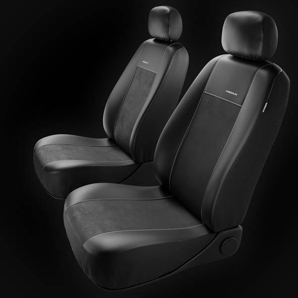 Fundas universales para asientos de coche para Mitsubishi L300 I, II  (1980-1998) - Auto-Dekor - Comfort 2+1 - negro negro