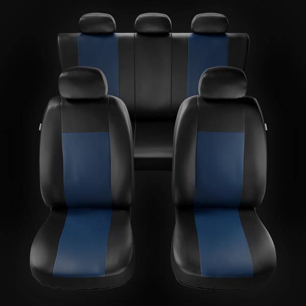 Fundas universales para asientos de coche para Nissan Sunny B13, B14, B15  (1995-2007) - Auto-Dekor - Comfort - negro negro