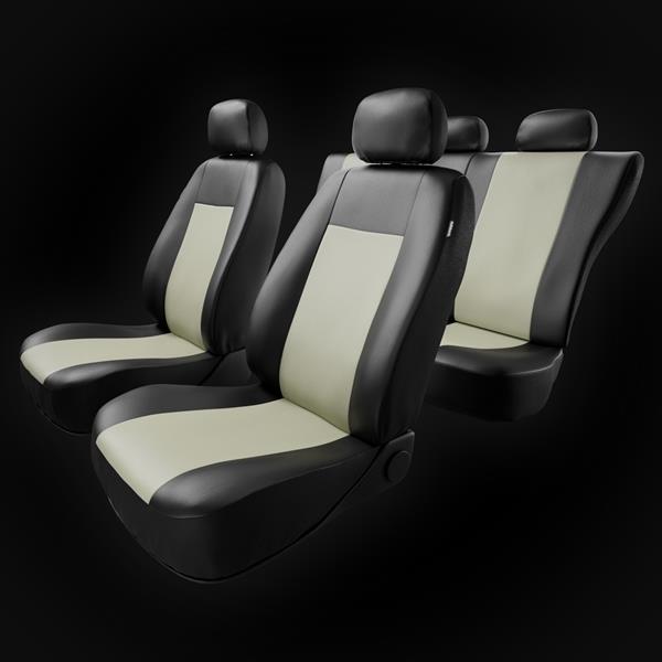 Fundas universales para asientos de coche para Nissan Sunny B13, B14, B15  (1995-2007) - Auto-Dekor - Comfort - negro negro