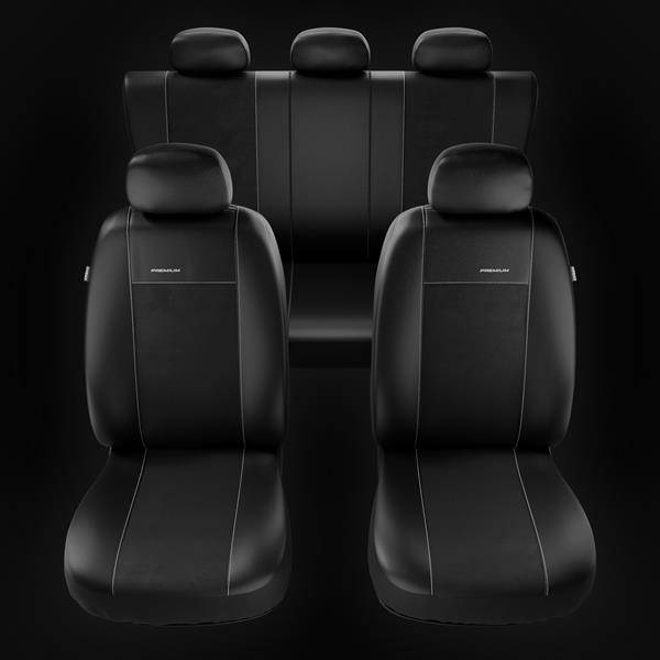 Fundas universales para asiento de coche, color negro.