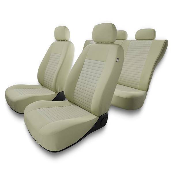 Fundas universales para asientos de coche para Renault Clio II, III, IV  (1990-2019) - Auto-Dekor - Modern - MC-3 (beige) MC-3 (beige)