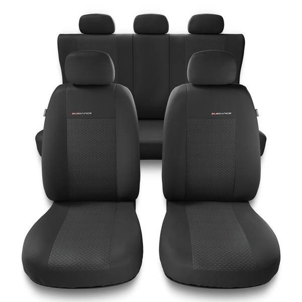 Fundas universales para asientos de coche para Seat Ibiza I, II, III, IV, V  (1984-2019) - Auto-Dekor - Comfort - gris gris