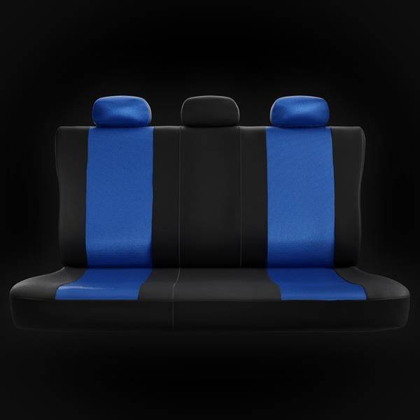 Premium Suzuki Vagón R cubiertas de asiento de coche/Protectores pesado deber 1+1 Azul Superior 