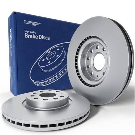 2x Discos de freno para Audi A3 8Y Berlina (2020-....) - ventilado - 312mm - Tomex - TX 71-12 (eje delantero)