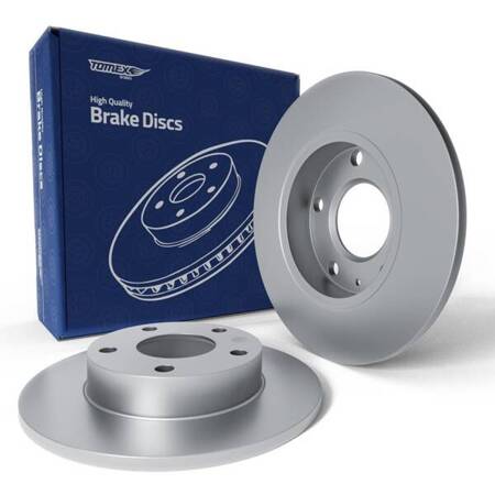 2x Discos de freno para Opel Ampera I Liftback (2017-2019) - lleno - 264mm - Tomex - TX 73-72 (eje delantero)