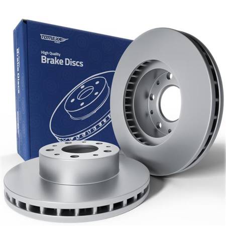 2x Discos de freno para Opel Movano C Furgoneta (2021-2023) - ventilado - 280mm - Tomex - TX 70-95 (eje delantero)