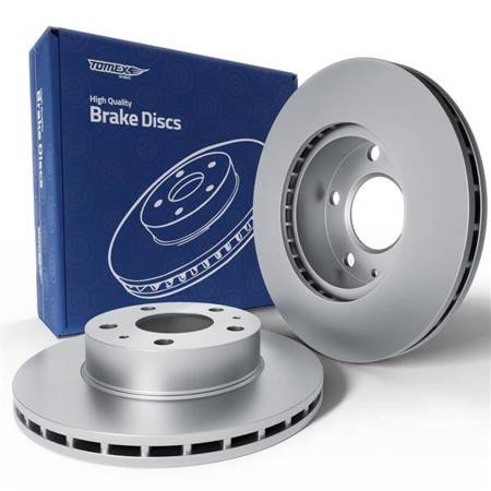 2x Discos de freno para Opel Movano C Furgoneta (2021-2023) - ventilado - 300mm - Tomex - TX 70-60 (eje delantero)