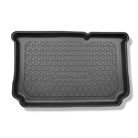 Alfombra para maletero para Ford Fiesta VIII Hatchback (07.2017-2023) - Protector maletero - Alfombrilla maletero antideslizante - Aristar - Cool liner - parte inferior del maletero; modelos sin base móvil en el maletero; también para Mild Hybrid