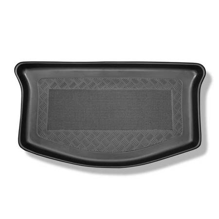 Alfombra para maletero para Opel Agila B Hatchback (01.2008-11.2014) - Protector maletero - Alfombrilla maletero antideslizante - Aristar - Standard - parte inferior del maletero