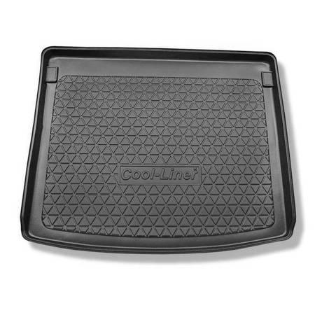 Alfombra para maletero para Volkswagen Caddy Life, Comfortline, Trendline Familiar (2004-10.2020) - Protector maletero - Alfombrilla maletero antideslizante - Aristar - Cool liner - 5 plazas; paredes del maletero insonorizadas