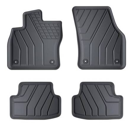 Alfombrillas de TPE para Seat Ateca SUV (2016-....) - alfombras para coche - Amal Plast - SPART line