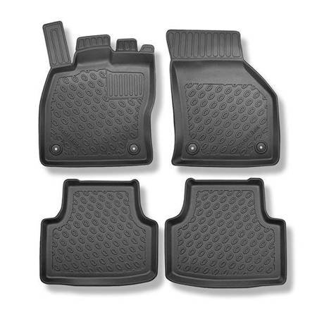 Alfombrillas de TPE para Skoda Octavia III 5E Liftback (02.2013-05.2020) - alfombras para coche - Aristar - Cool liner