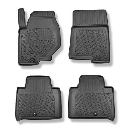 Alfombrillas de TPE para SsangYong Musso Pick-Up (07.2018-....) - alfombras para coche - Aristar - Cool liner - sin la tercera fila