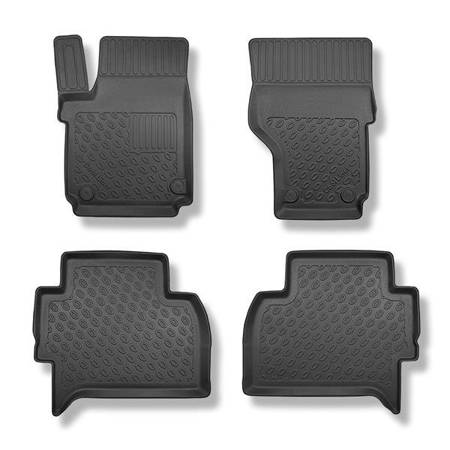 Alfombrillas de TPE para Volkswagen Amarok Pick-Up (08.2010-....) - alfombras para coche - Aristar - Cool liner - cabina doble