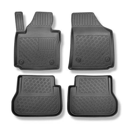 Alfombrillas de TPE para Volkswagen Caddy Familiar (2004-10.2020) - alfombras para coche - Aristar - Cool liner - 5 plazas, sin tercera fila