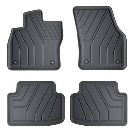 Alfombrillas de TPE para Volkswagen Tiguan II SUV (2016-....) - alfombras para coche - Amal Plast - SPART line