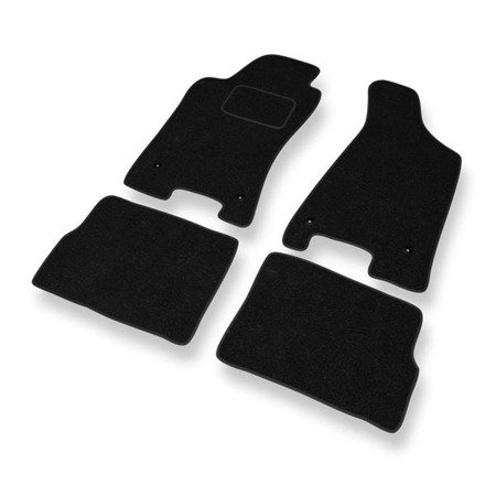 Alfombrillas de fieltro para Audi 80 IV B4 (1991-1996) - alfombras para coche - negro - DGS Autodywan