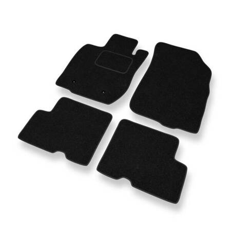 Alfombrillas de fieltro para Dacia Duster I (2010-2017) - alfombras para coche - negro - DGS Autodywan