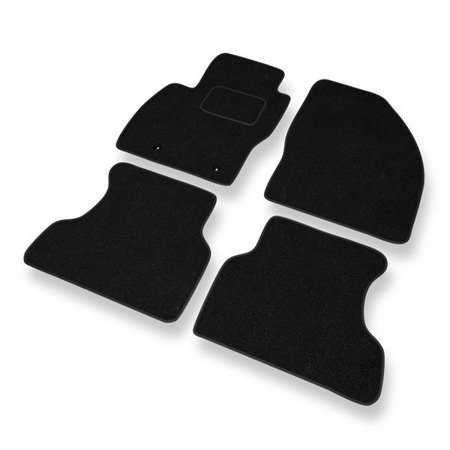 Alfombrillas de fieltro para Ford Focus II (2005-2010) - alfombras para coche - negro - DGS Autodywan