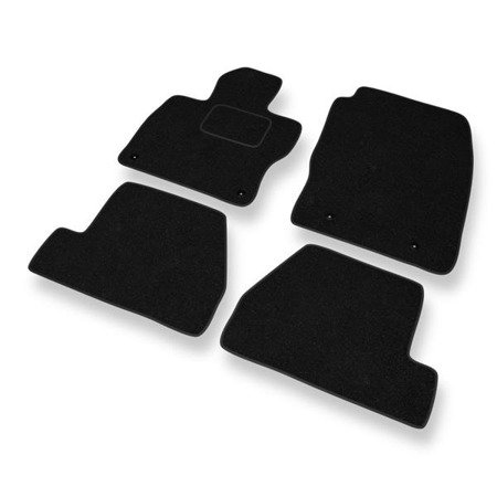 Alfombrillas de fieltro para Ford Focus III (2010-2018) - alfombras para coche - negro - DGS Autodywan