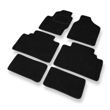 Alfombrillas de fieltro para Ford Galaxy I (1995-2000) - alfombras para coche - negro - DGS Autodywan