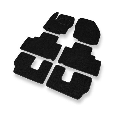 Alfombrillas de fieltro para Ford Galaxy III (2006-2015) - alfombras para coche - negro - DGS Autodywan