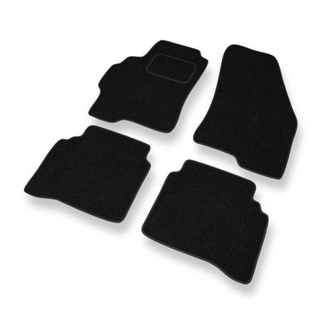 Alfombrillas de fieltro para Ford Mondeo II (1996-2000) - alfombras para coche - negro - DGS Autodywan