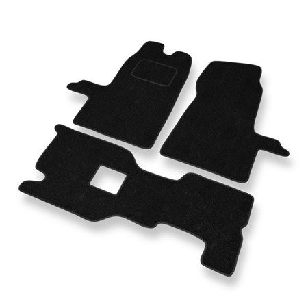 Alfombrillas de fieltro para Ford Transit VI (2000-2006) - alfombras para coche - negro - DGS Autodywan