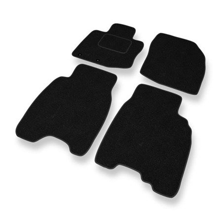 Alfombrillas de fieltro para Honda Civic VIII (3 puertas, 5 puertas) (2006-2011) - alfombras para coche - negro - DGS Autodywan