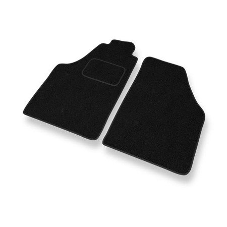 Alfombrillas de fieltro para Lancia Musa (2004-2011) - alfombras para coche - negro - DGS Autodywan