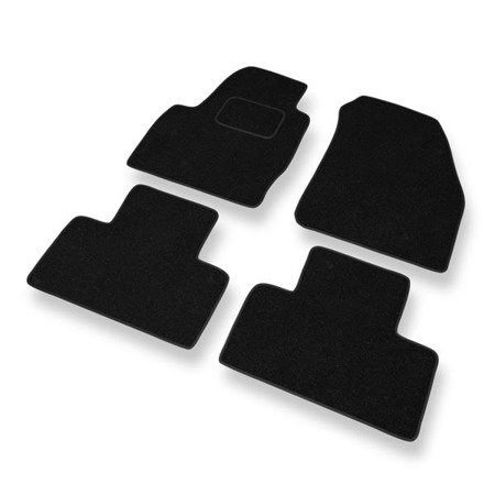 Alfombrillas de fieltro para Land Rover Range Rover Evoque (2011-2018) - alfombras para coche - negro - DGS Autodywan