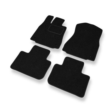Alfombrillas de fieltro para Lexus IS III XE39 (2013-2020) - alfombras para coche - negro - DGS Autodywan