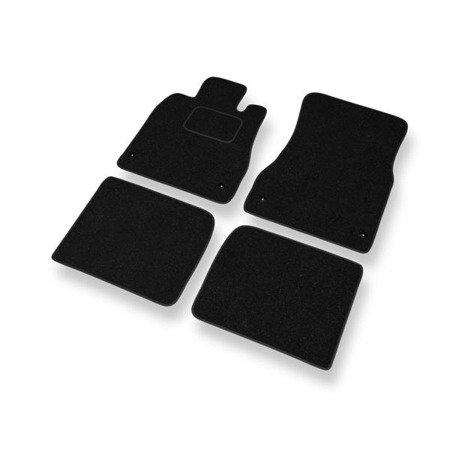 Alfombrillas de fieltro para Lexus LS III XF30 (2000-2006) - alfombras para coche - negro - DGS Autodywan