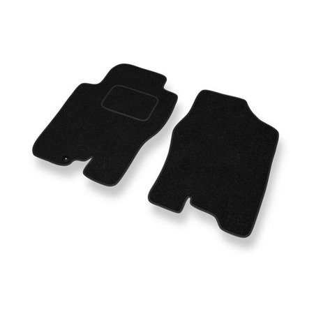 Alfombrillas de fieltro para Nissan Navara D40 (2005-2014) - alfombras para coche - negro - DGS Autodywan