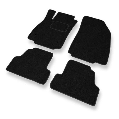 Alfombrillas de fieltro para Opel Mokka (2012-2019) - alfombras para coche - negro - DGS Autodywan