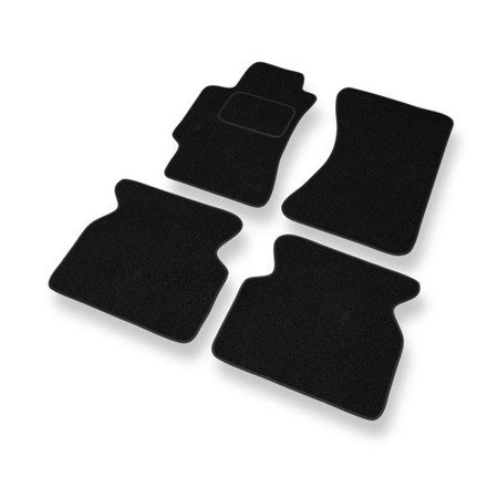 Alfombrillas de fieltro para Saab 9-2X I (2004-2006) - alfombras para coche - negro - DGS Autodywan